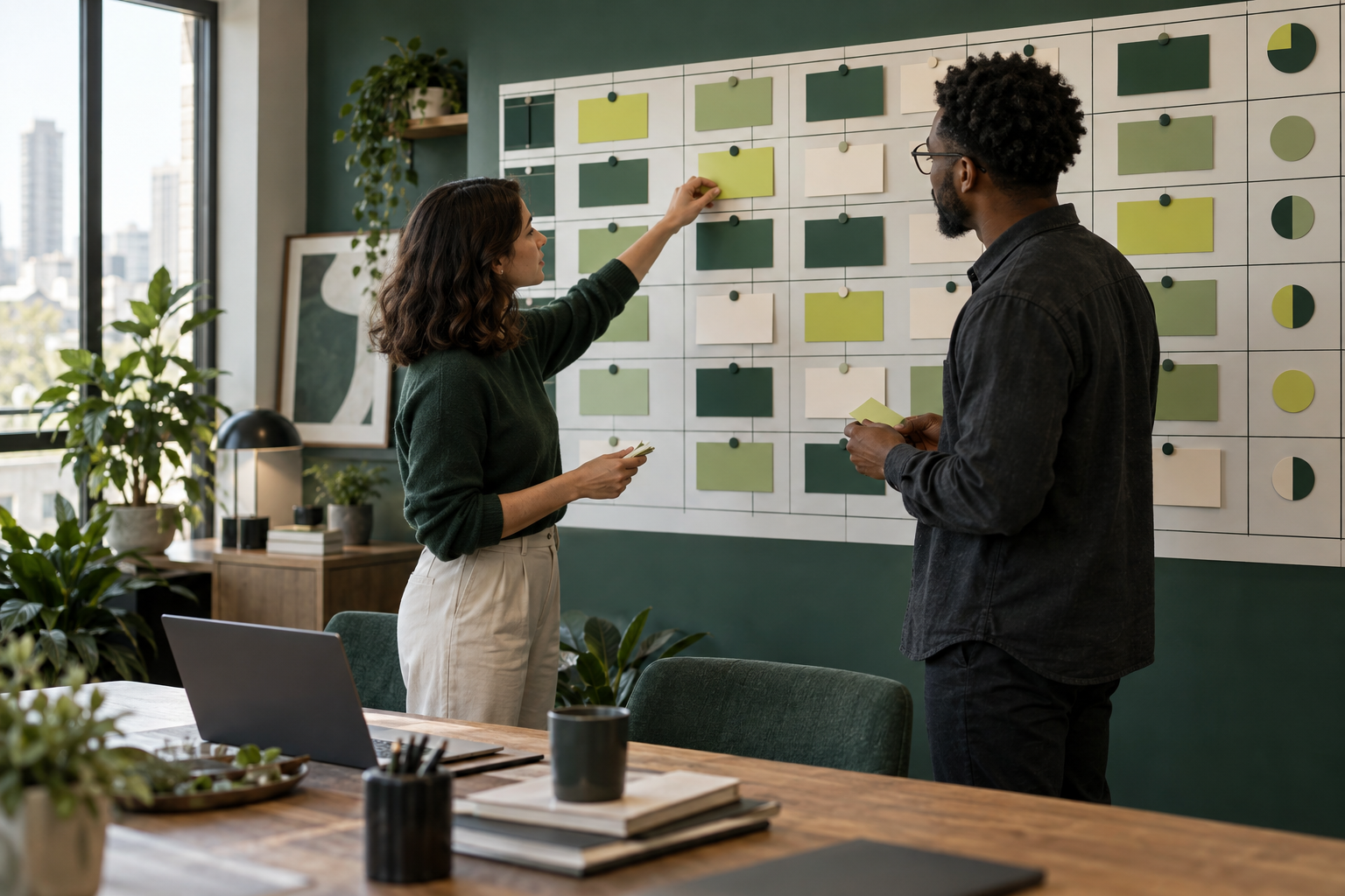Affiliate operations team coordinating a structured campaign calendar